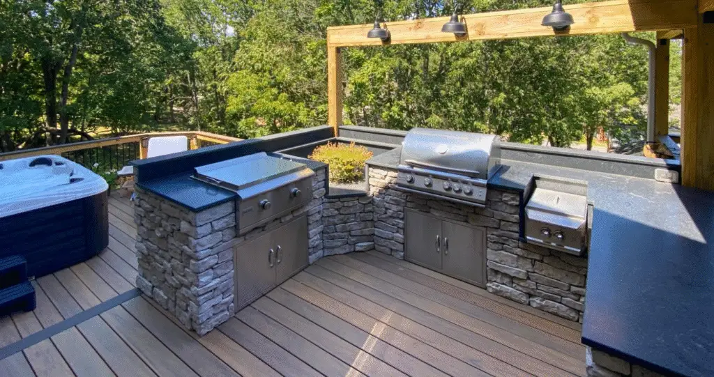 outdoor kitchen laptop